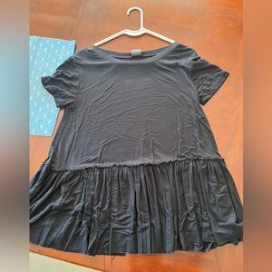 Agnes and Dora peplum t-shirt. Size Small.